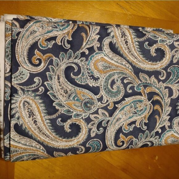 Paisley Fabric 2 Yards 100% Cotton. F1 - Picture 4 of 4